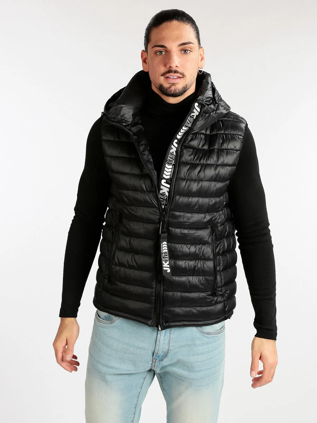Guy Gilet homme matelassé à capuche